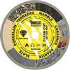 SabreCut SCDC180 - Lama per sega circolare per smerigliatrice angolare a diamante, 180 mm x 5 mm x 22,23 mm, compatibile con Bosch Dewalt, Makita Milwaukee e molti altri