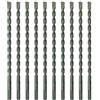 SabreCut 10 x SabreCut SDSB10_10 10 10 mm x 210 mm PGM approvato Punta Trapano SDS Plus per mattoni in pietra e calcestruzzo
