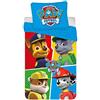 BrandMac Paw Patrol Chase Rubble Marshall Copripiumino Neonato 100x135 + Federa