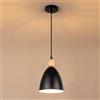 ZTWLEED Lampadario a Sospensione - E27 Lampadario Cucina Nera Lampadario Cucina a Sospensione Regolabile in Altezza 105 cm per Sala da Pranzo Soggiorno Sala studio （Senza Lampadina）
