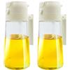 SHUNCHG 2in1-Spruzzino Olio per Friggitrice ad Aria, Dosatore Spray da 470ml, dosatore olio, Olio Oliva in Vetro per Cucina Nebulizzatore Olio Aceto Cucinare Forno BBQ Insalata