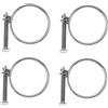Gatuida Set Di 4 Robuste Fascette Stringitubo in Acciaio Inossidabile Semplici Pinze Per Tubi Flessibili Robuste Per Cavi E Tubi