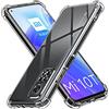 iVoler Cover per Xiaomi Mi 10T 5G / Xiaomi Mi 10T PRO 5G, Custodia Trasparente per Assorbimento degli Urti con Paraurti in TPU Morbido, Sottile Morbida in Silicone TPU Protettiva Case