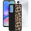 LCEHTOGYE Cover per Samsung Galaxy A15,Nero Custodie Morbido Silicone Case Ultra Sottile TPU Flessibile Protettiva Custodia per Samsung Galaxy A15 (6,5) - KE25