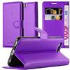 Cadorabo Custodia Libro per Huawei P10 in VIOLETTA AMETISTA - con Vani di Carte, Funzione Stand e Chiusura Magnetica - Portafoglio Cover Case Wallet Book Etui Protezione