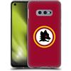 Head Case Designs Licenza Ufficiale AS Roma Wolf Circle Grafica Crest Custodia Cover in Morbido Gel Compatibile con Samsung Galaxy S10e