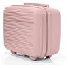 DTP-SOFT Valigia trolley in polipropilene Combination Lock TSA S/M/L/XL/Set esclusivo 5 colori, Colore: rosa., s, Valigetta rigida