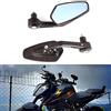 DREAMIZER 7/8 22mm Specchietti laterali neri per moto Bar End Manubrio Specchietti retrovisori laterali per scooter Cruiser Sport Bike Chopper
