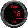 ETOPARS Universale Auto Olio Temperatura Manometro 2 Pollici 52mm Temperatura Dell'olio Misuratore Digitale Olio Indicatore Calibro Rosso Luce Olio Temperatura Strumenti