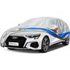Holthly Telo Copriauto da Esterno, Holthly 10 Strati Telo Copri Auto Felpato 100% Impermeabile, Copertura Auto Antipolvere Antigraffio AntiSole, adatta per Berlina Mercedes ClA, BMW 2 Series ecc. 3L