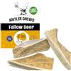RF - Deer Corno di Daino per Cani 100% Naturale Osso di Daino per Cani Masticativi Naturali, Giochi e Snack Bocconcino per Cane Taglia XL Soft Version 81-120 g 19-21 cm 1 Pezzo