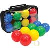 Schildkröt Fun Boccia Set, 4x2 Palline di Plastica, 1x Pallina da Tiro, in una Borsa da Trasporto con Cerniera, 970009