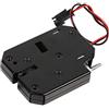 Nimomo Serratura Magnetica Elettrica DC, 12V 2A Armadietto di Controllo Elettrico Elettromagnetico Armadietti per Cassetti Chiusura a Scatto Acciaio Al Carbonio Nero