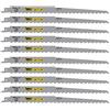 SabreCut 10 lame SabreCut SCRS1617K_10 300 mm 3 TPI S1617K per Seghetto Alternativo per Legno, molto veloce, per Bosch Dewalt Makita e molti altri