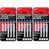 TopsTools 15 lame per seghetto alternativo TopsTools T118G per taglio metalli compatibili con Bosch Dewalt Makita Milwaukee e molti altri