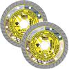 SabreCut SCDT115_2 - Smerigliatrice angolare Turbo Diamond da 115 mm x 10 mm x 22,23 mm, compatibile con Bosch Dewalt Makita Milwaukee e molti altri