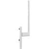 HOPPE Toulon UG - Maniglia per porta del balcone, interno - lunghezza 253 mm, in alluminio bianco