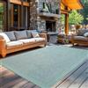 Carpetsale24 Tappeto da Esterno Impermeabile 300x400 (280x370 cm) Blu - Tappeto Resistente alle Intemperie e Lavabile in Lavatrice - Tappeto per Terrazza, Balcone, Campeggio, Giardino