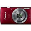 Canon IXUS 160 RED Fotocamera Compatta Digitale, 20 Megapixel, Rosso