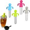 GXGM 4PCS Filtro Te infusione, Infusore tè, Filtro per Tisane, per Bicchieri Tazze e Teiere Standard