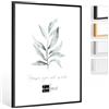 Bildershop-24 Cornice portafoto Milano in alluminio, 50 x 70 cm, colore Anodizzato nero