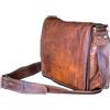 Fatto a mano Borsa a tracolla da uomo in vera pelle 18" vintage per laptop messenger fatta...