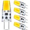 Bonlux Lampadine a LED G6.35 3W AC/DC 12V Bianco Calda 3000K Bi-Pin JC Tipo Lampadina a Capsula Sostituzione Della Lampadina Alogena 25W 30W GY6.35/G6.35 (Non Dimmerabile 5-Pacco)
