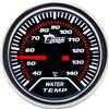 ETOPARS Universale Auto Acqua Temperatura Manometro 2 Pollici 52mm Temperatura dell'Acqua Misuratore Acqua Puntatore Indicatore Calibro Bianco Luce Acqua Temperatura Strumenti Fumo