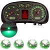 Nslumo B8.4 cruscotto cruscotto indicatore luminoso per V/W Golf 3 4 Pa/ssat Polo 3 B5 B5.5 B8.4D BX8.4D 4 pezzi cruscotto verde cuneo tachimetro cluster quadro strumenti lampadine
