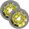 SabreCut SCDM115_2 - Smerigliatrice angolare diamantata, 115 mm x 10 mm x 22,23 mm, 2 lame circolari compatibili con Bosch Dewalt Makita Milwaukee e molti altri