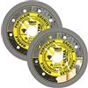 SabreCut SCDM125_2 - Smerigliatrice angolare diamantata, 125 mm x 10 mm x 22,23 mm, 2 lame circolari compatibili con Bosch Dewalt Makita Milwaukee e molti altri