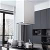 Générique Cappa isola con schermo tattile LCD e sensore 756 m³/h LED, casa e giardino, arti della tavola e culinarie, elettrodomestici da cucina, cappe aspiranti, argento, 40.92 LB,50661