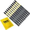 SabreCut 10 punte per cacciavite a impatto magnetico SabreCut SCPZ189_10 89 mm PZ1 Set Pozi Pozidriv Heavy Duty compatibile con Dewalt Milwaukee Bosch Makita e altro