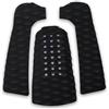 VIFER Surf Pad Tavola da Surf Tavola da Surf Tavola da Surf Antiscivolo Pad di trazione Impugnatura per Ponte 3 Pezzi(Nero)