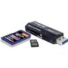 INTEGRAL USB 3.0 TWIN CARD READER LECTOR DE TARJETA USB 3.2 GEN 1 [3.1 GEN 1] NEGRO (USB 3.0 CARD READER TWIN SLOT SD MICRO SD V