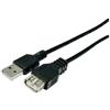 Levitantes Adattatore USB 2.0 tipo A maschio a femmina, connessione rapida, compatibile con dispositivi elettronici, ideale per estendere i cavi.
