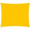 vidaXL Vela Parasole 160 g/m² Quadrata Giallo 4x4 m in HDPE, vela ombreggiante, ombra da patio, tettoia ombreggiante, vela da giardino, tettoia