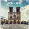 DRAEGER PARIS 1886 - Grande calendario da parete 29x29 cm 2025-7 lingue - settembre 2024 a dicembre 2025-12 fotografie disponibili in diversi temi - Parigi - Note date, anniversari