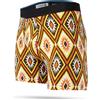 Stance Boxer da uomo Cabin Fever in cotone con fantasia multicolore arancione, Arancione, L