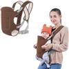 HEYOUTH Marsupio Neonato,Marsupio Neonato 0-24 Mesi,Fascia Porta Bebe,Marsupio Neonati Ergonomico, Porta Bambino da 0-24 Mesi(Inferiore a 15kg) Puro Cotone Traspirante Leggero per Neonati