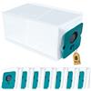 NIXOOT 8 pezzi VCA-ADB952 sacchetti per aspirapolvere Samsung Bespoke Jet Pro Extra/Complete Extra/complete/Pet Batteria Clean Station, 2,5 l, grande capacità di ricambio All in One Clean Station