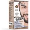 Generico Trattamento Crema Colorante uomo men colore tintura barba e baffi senza ammoniaca con Collagene e Olio di Avocado Renee Blanche Castano scuro