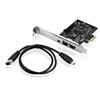 SIENOC PCIe con 6Pins PCI-E FIREWIRE 400 IEEE 1394 CARTA per Windows 2000, XP/2003 32/64-bit, Vista 32/64-bit/Windows 7/8