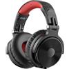 OneOdio ProC Bluetooth Cuffie senza fili e modalità cablata, 110 ore di utilizzo, cuffie audio con microfono, Hi-RES audio, cuscinetti in proteine morbide, extra basse, comode e leggere, pieghevoli,