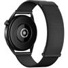 MroTech Cinturino Metallo 22 mm Compatibile per Samsung Galaxy Watch3 45mm/Watch 46mm SM-R800/R805/Gear S3 Frontier/S3 Classic Cinturini Milanese con Fibbia magnetica Mesh Loop per Donna e Uomo,Nero