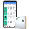UbiBot WS1 - Misuratore di temperatura e umidità WiFi, igrometro termometro wireless, data logger WiFi con allarme App 0, temperatura frigorifero, App Android/iOS (solo WiFi 2.4GHz, IFTTT)