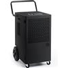iOCHOW 70L/Giorno Deumidificatore Industriale Professionale: Zona 200m2 / 500m3 Deumidificatore Cantina, Timer 24Hr Deumidificatore Elettrico, Deumidificatore Portatile con Serbatoio d'acqua da 5,5L