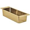 GROHE Vaschetta Cucina Forata Multifunzionale, 450 x 150 x 100 mm, In acciaio inossidabile, Lavabile in lavastoviglie, Anticorrosione, Oro Spazzolato, 40852GN0