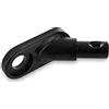 hauck Accoppiatore per Rimorchio Bici Bambini Dryk Duo, Dryk Duo Plus e Bike N Walk Duo - Gancio di Traino Bici Stabile e Resistente - Facile da Fissare alla Bicicletta - Metallo Nero