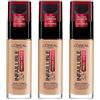 L'Oréal Paris Grundierung Infaillible 24H Fresh Wear Make-up 140 Golden Beige, confezione da 3 x 30 ml